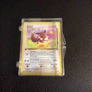 Pokémon Cards Jigglypuff and Eevee Cards